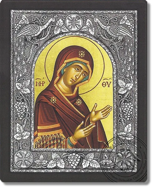 ღვთისმშობელი მავედრებელი, ვერცხლის ხატი