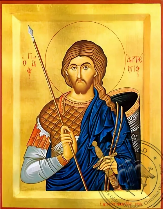 წმინდა დიდმოწამე არტემი, ანტიოქია, ბიზანტიური ხატი