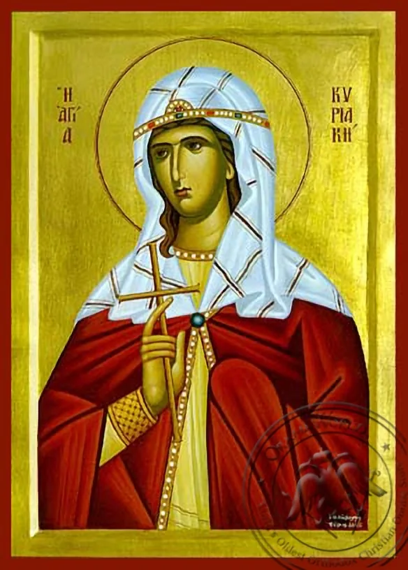 Saint Cyriaca, Martyr - Hand Painted Icon