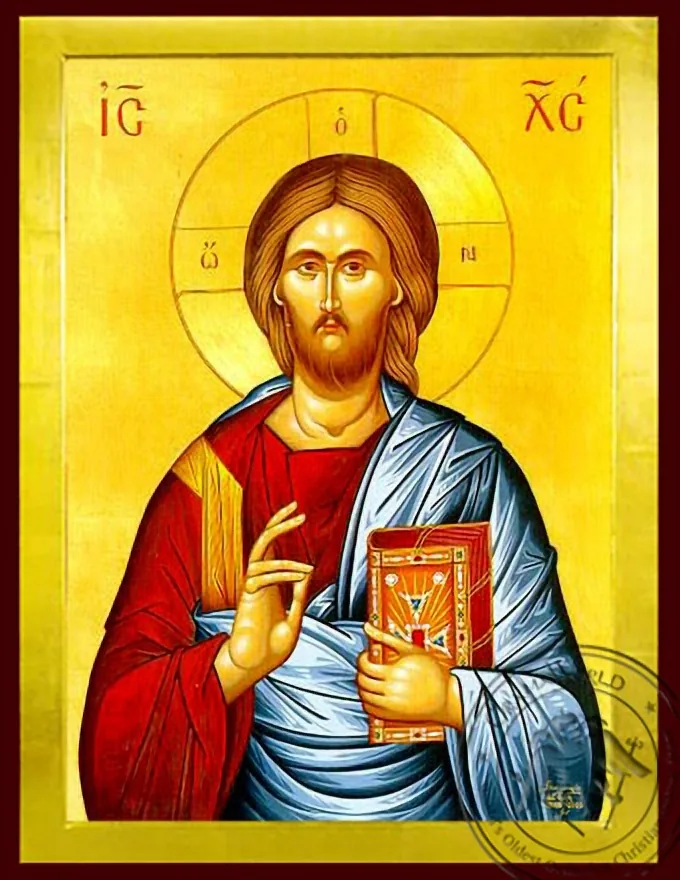 Christ Blessing - Byzantine Icon