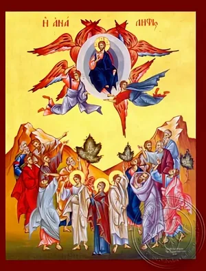 ამაღლება, ხელნაწერი ხატი