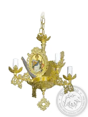 Chandelier Aluminium Byzantine No4 Gold Plated