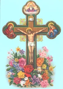 Christ on the Cross - Nazarene Art Icon
