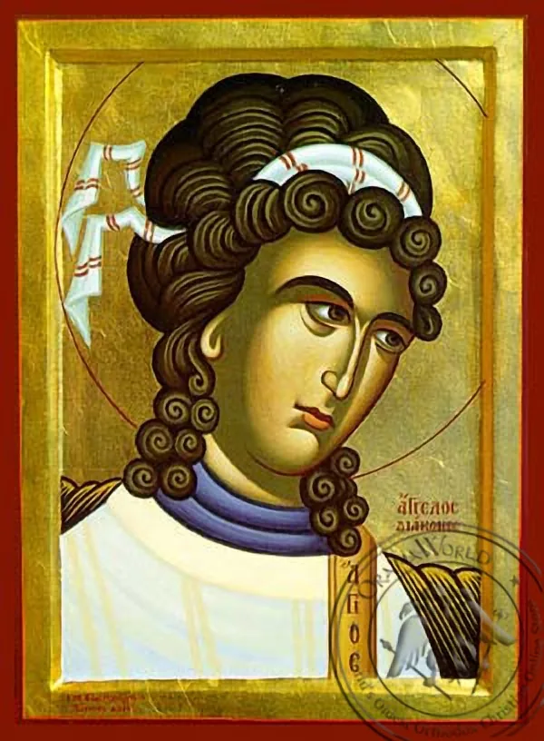 Angel Deacon, Bust - Byzantine Icon