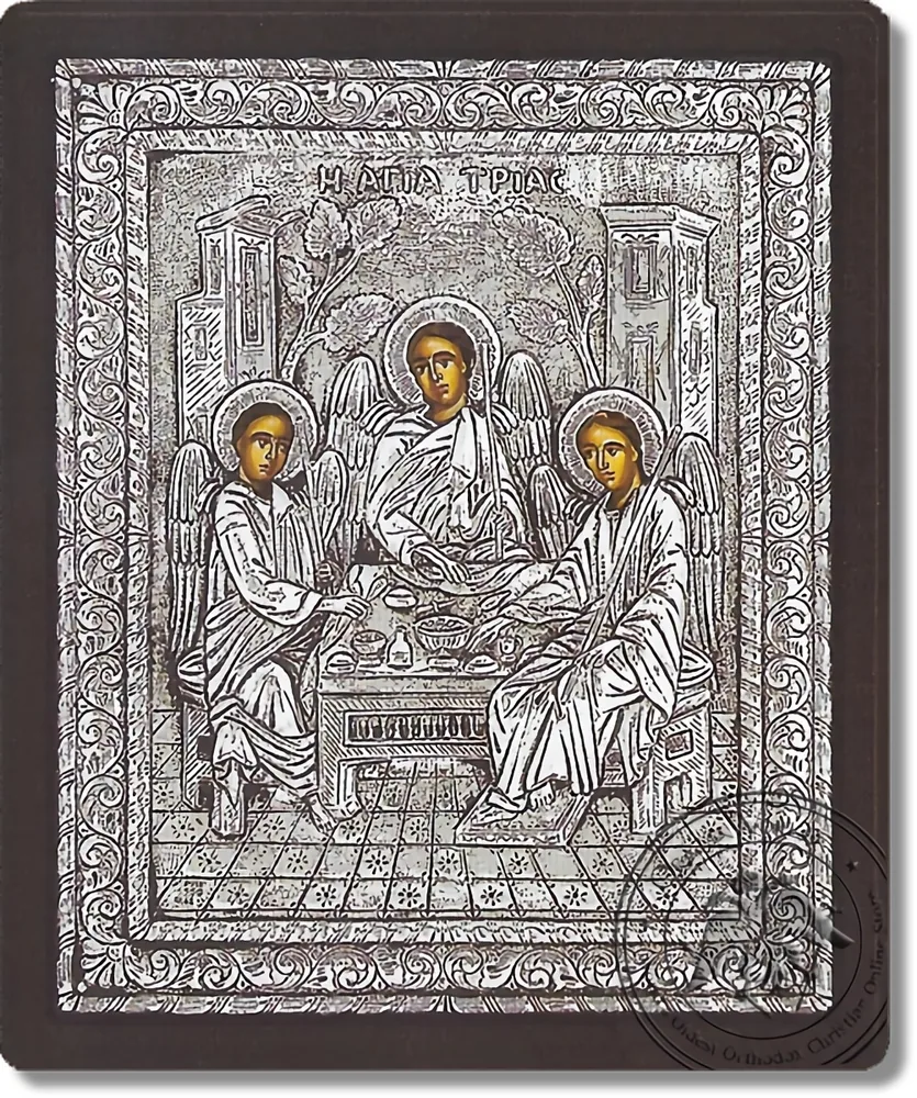 Holy Trinity - Silver Icon
