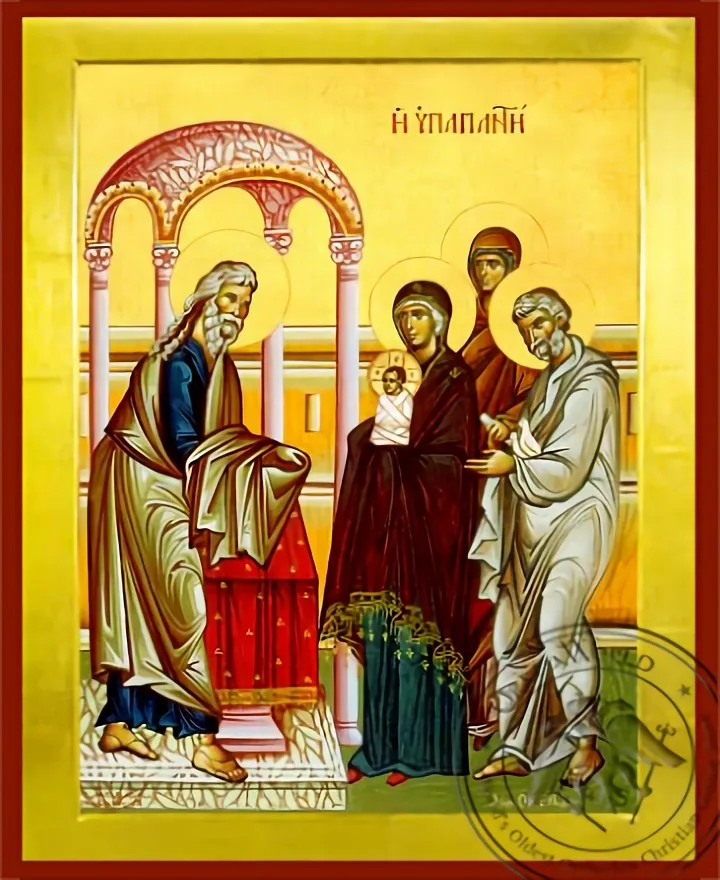 Presentation of Christ in the Temple - Byzantine Icon