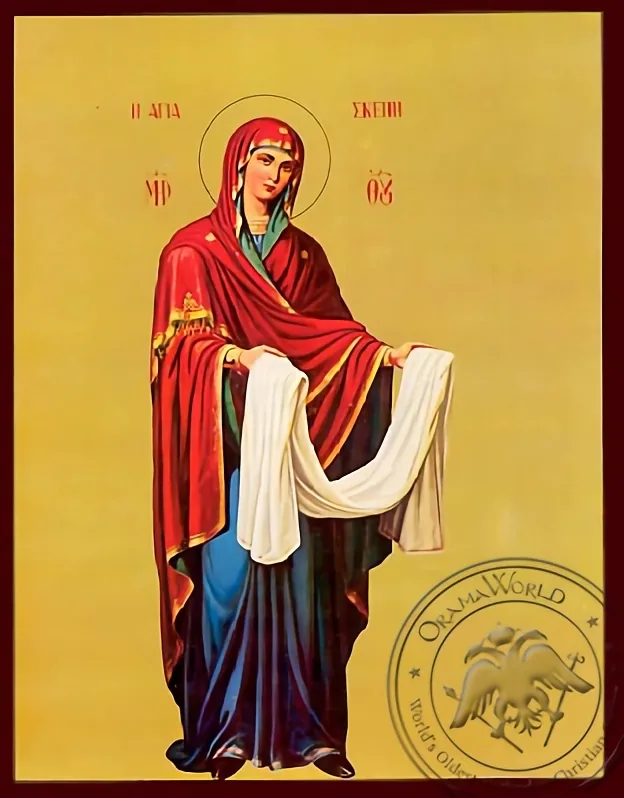 Virgin, Skepe (Protection), Full Body - Nazarene Art Icon