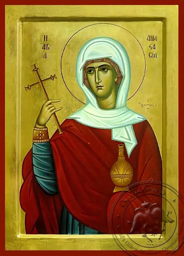 Saint Anastasia the Great Martyr, Deliverer from Bonds - Hand Painted Icon