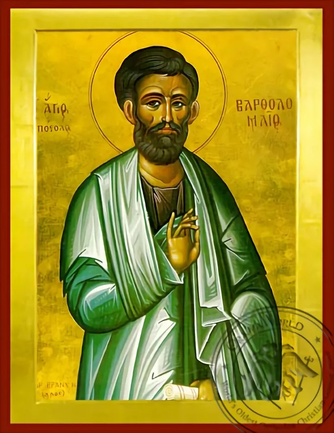 წმინდა მოციქული ბართლომე, ბიზანტიური ხატი