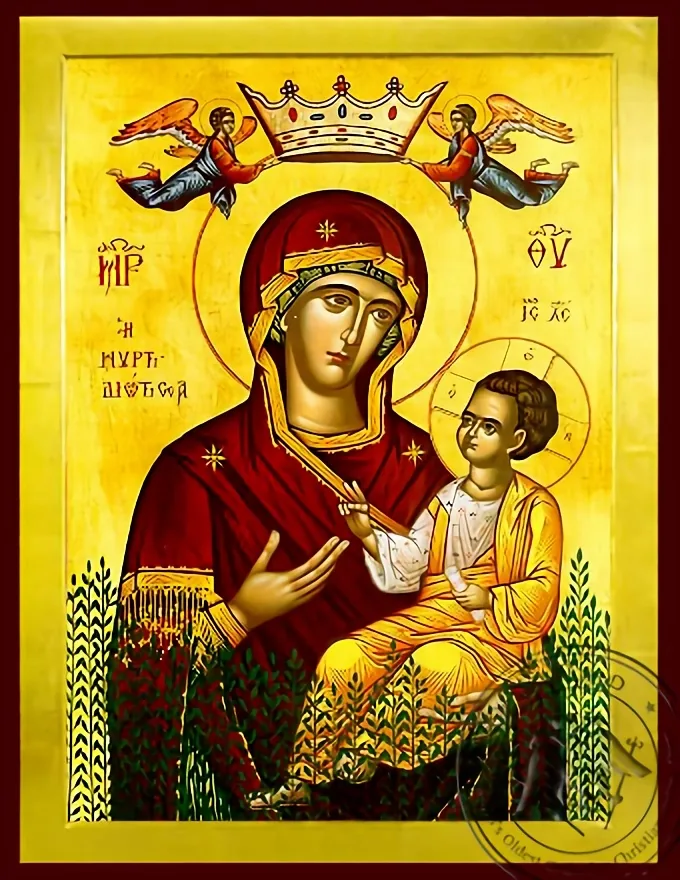 Virgin and Child, Hodegetria, of the Myrtle Tree - Byzantine Icon