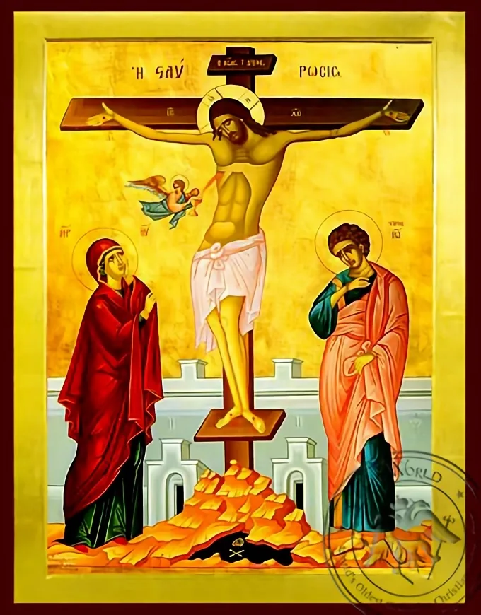 Crucifixion - Byzantine Icon