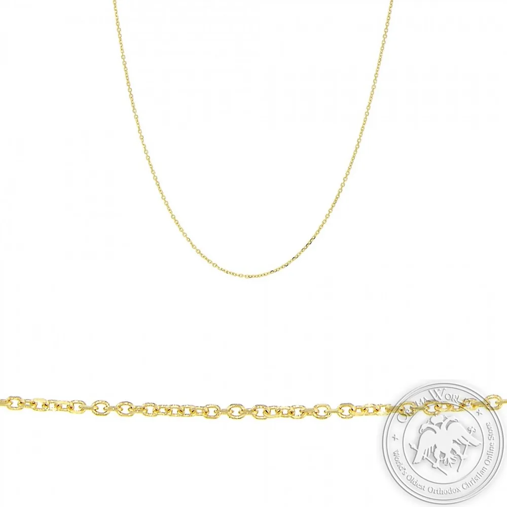 Женская цепочка из 14 K жёлтого золота