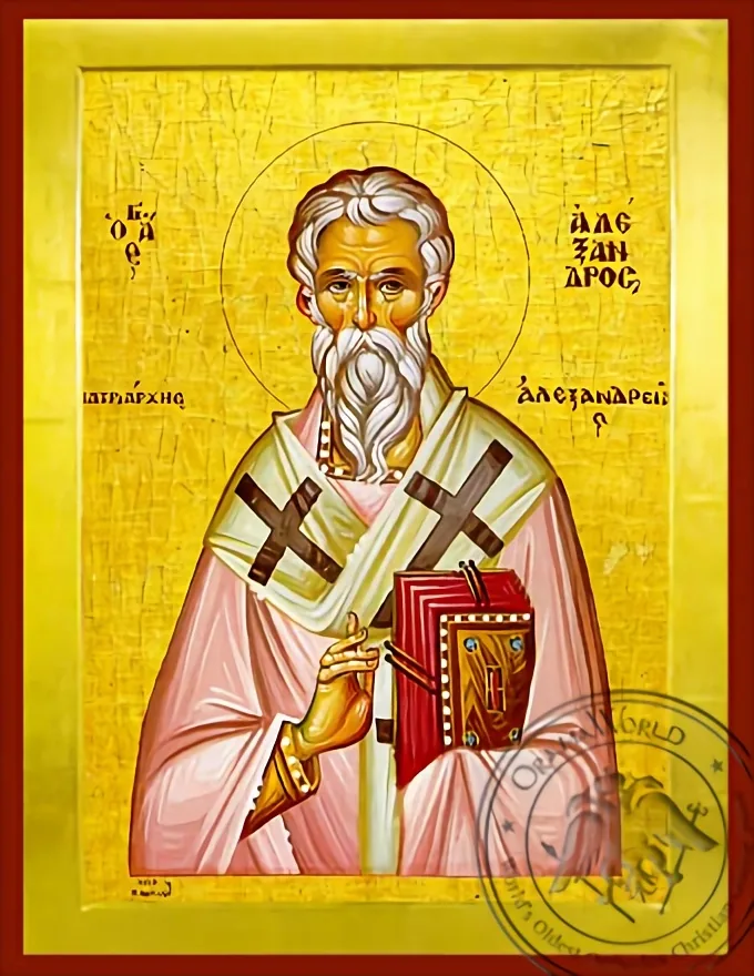 Saint Alexander, Patriarch of Alexandria - Byzantine Icon