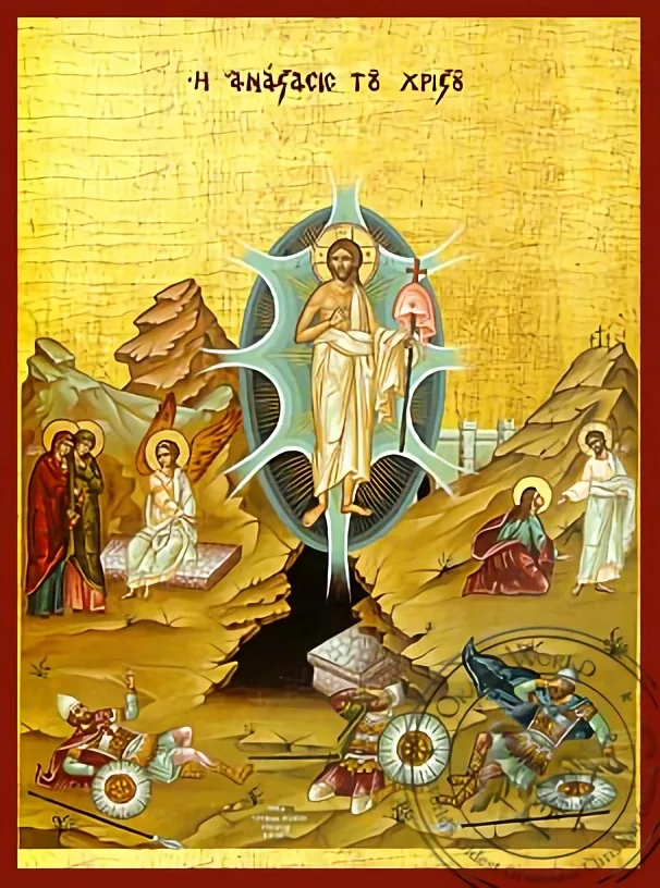 Resurrection - Hand Painted Icon