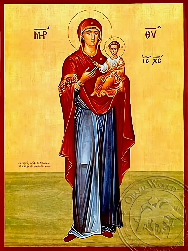 ღვთისმშობელი ოდიგიტრია (მდგომი), ხელნაწერი ხატი