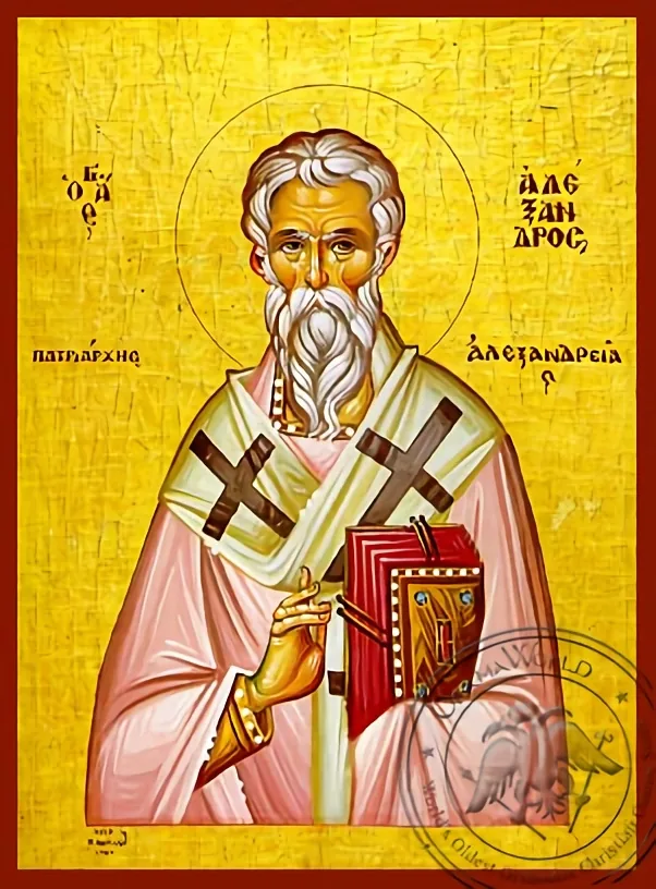 Saint Alexander, Patriarch of Alexandria - Hand Painted Icon