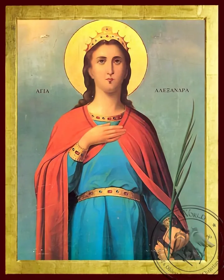 Saint Alexandra - Byzantine Icon