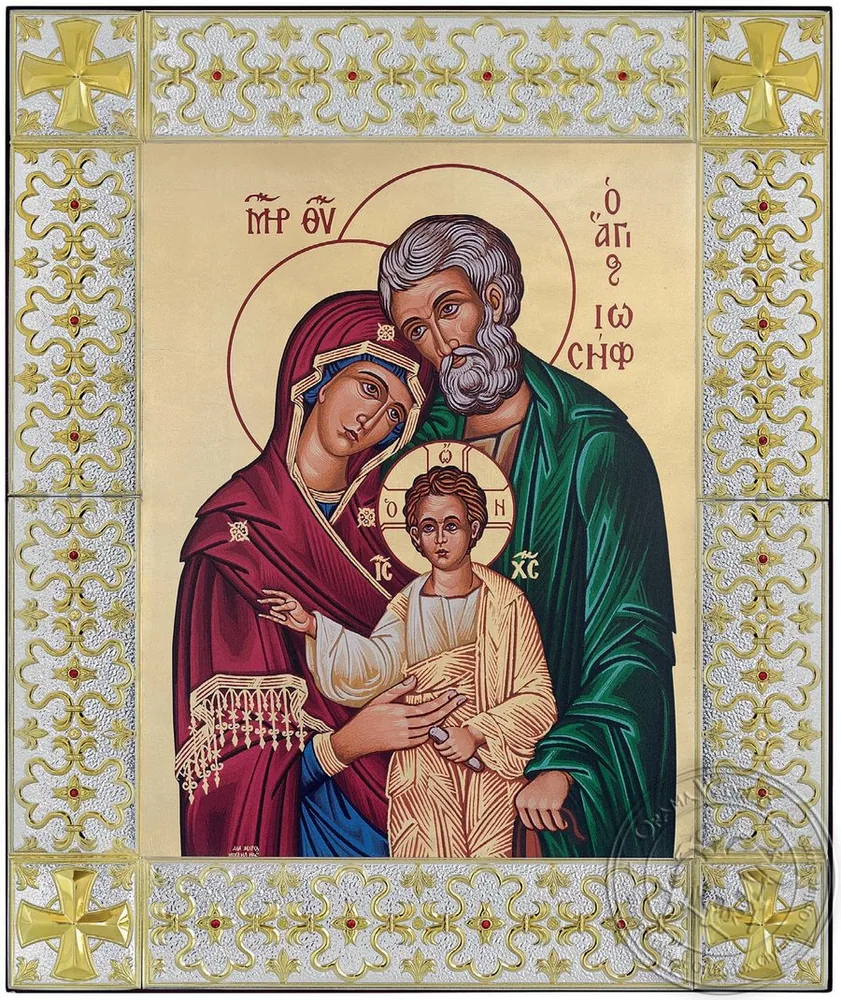 წმინდა ოჯახი, ვერცხლისფერი ხატი
