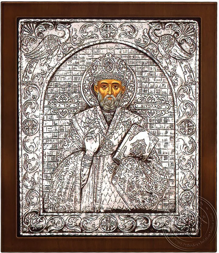 წმინდა ნიკოლოზი, ვერცხლის ხატი
