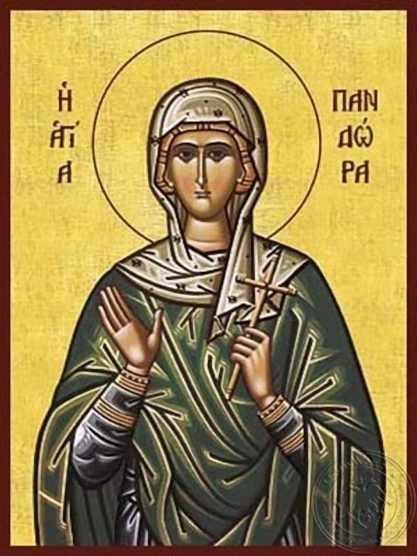 Saint Pandora - Hand Painted Icon