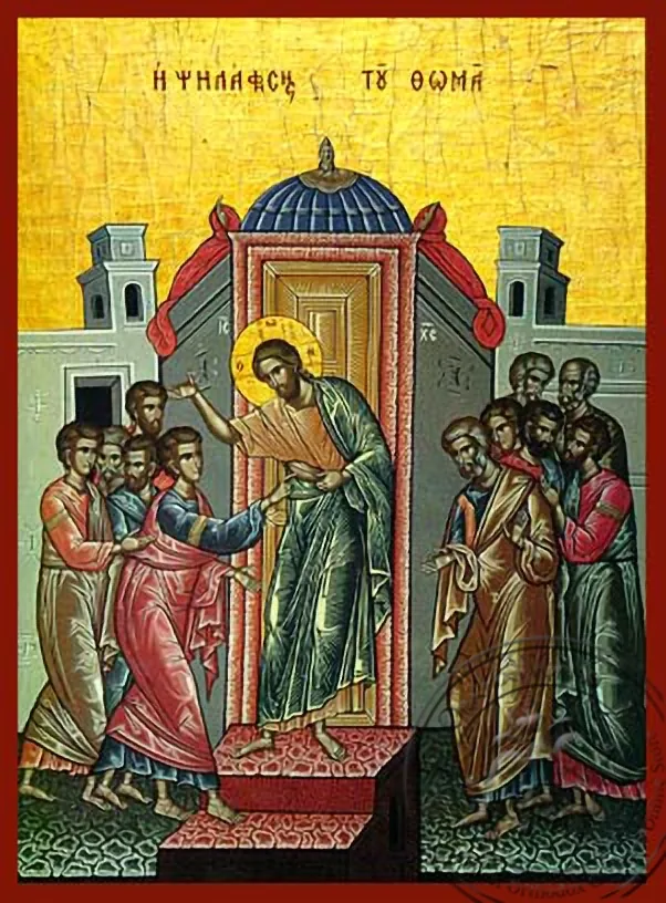 Doubting of Thomas - Hand Painted Icon