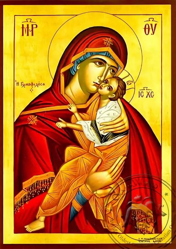 ღვთისმშობელი ყრმით, ტკბილად ამბორისმყოფელი, ბიზანტიური ხატი