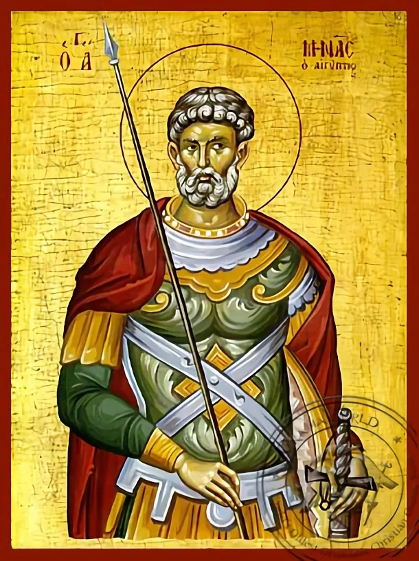 წმინდა მინა, ხელნაწერი ხატი