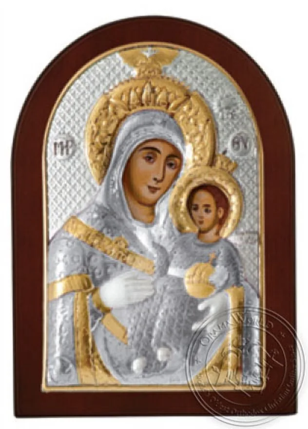Virgin Mary of Bethlehem - Silver Icon