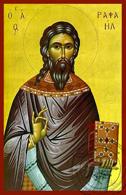 Saint Raphael, the New Martyr of Mitylene, Greece - Hand Painted Icon