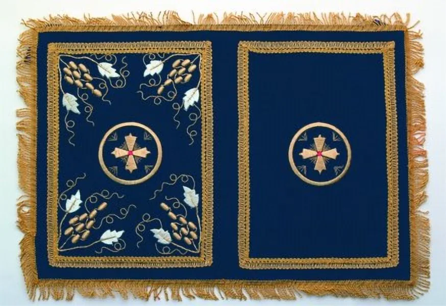 ხავერდის ყდა B ლურჯი