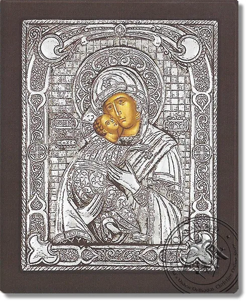 ღვთისმშობელი ტკბილად ამბორისმყოფელი, ვერცხლის ხატი