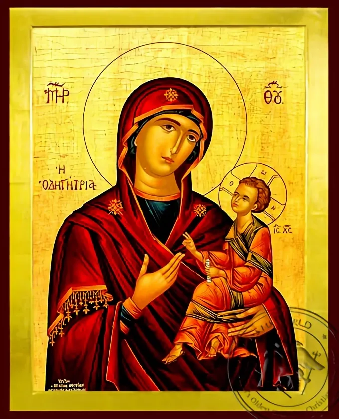 ღვთისმშობელი ყრმით, ოდიგიტრია, ბიზანტიური ხატი
