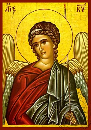 უფლის ანგელოზი, ხელნაწერი ხატი