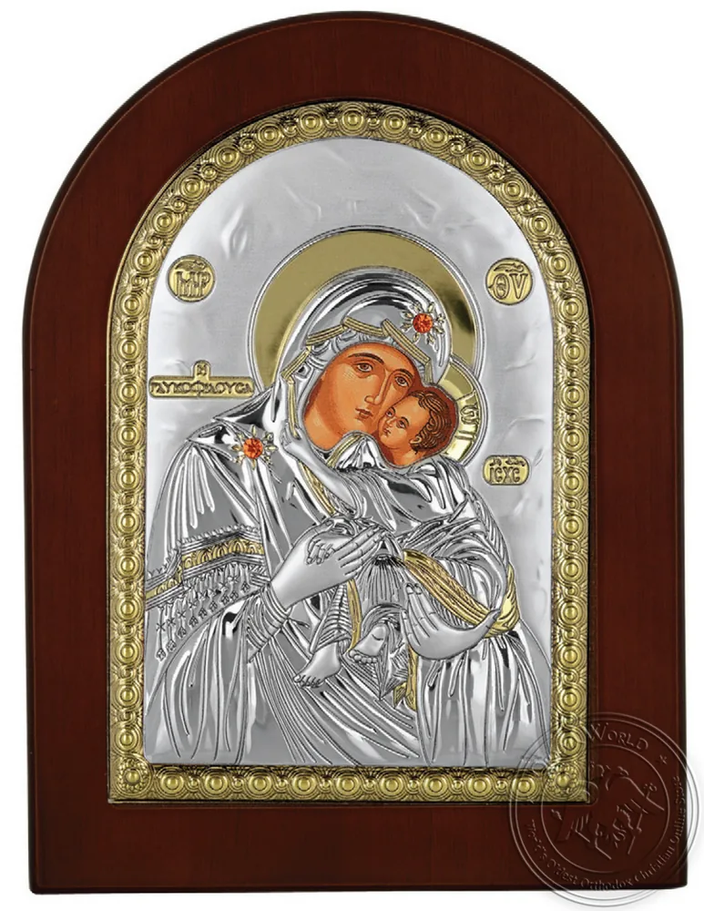 ყოვლადწმინდა ღვთისმშობელი ტკბილად ამბორისმყოფელი, ვერცხლის ხატი