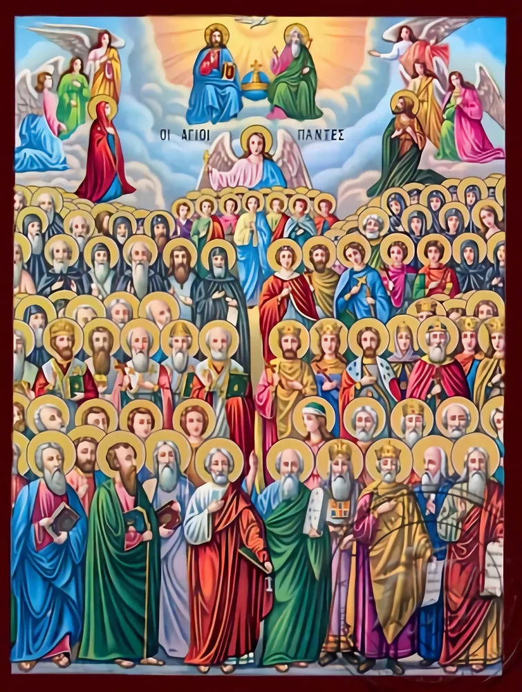 All Saints Divine Chorus - Nazarene Art Icon