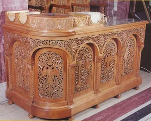 Candle Stand Woodcarved Design A