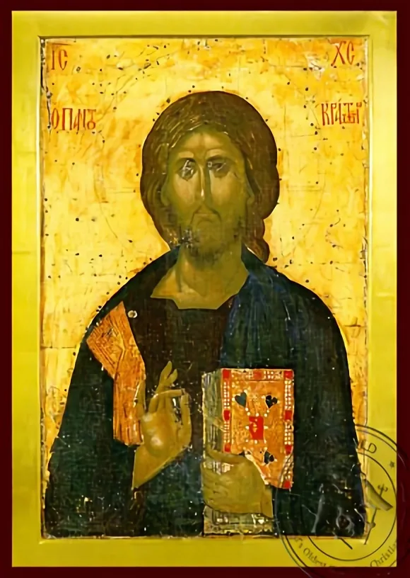 Christ Blessing, Pantocrator - Byzantine Icon