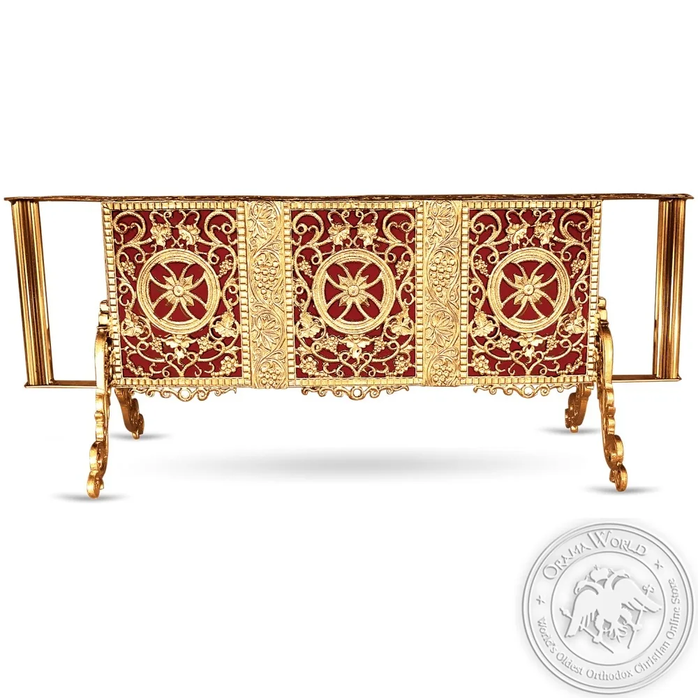 Cherubim Stand Gold Plated