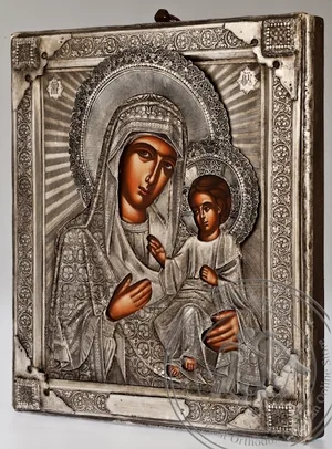 ვლადიმირის ღვთისმშობელი, ხელნაკეთი ლითონის ხატი