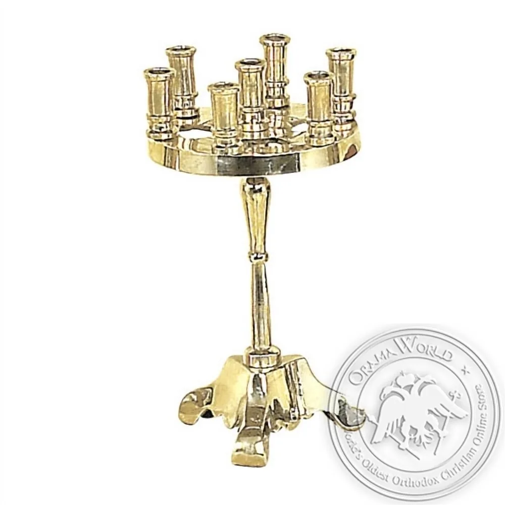 Byzantine Brass Holy Table Candlestick