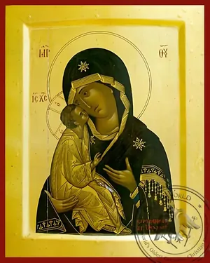 ღვთისმშობელი ყრმით, ტკბილად ამბორისმყოფელი, ბიზანტიური ხატი
