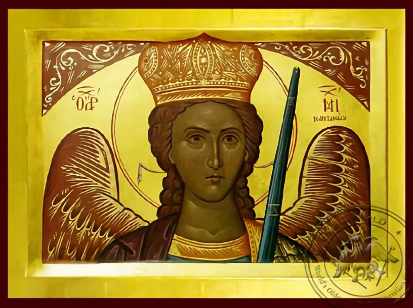 Archangel Michael of Mantamadon, Bust - Byzantine Icon