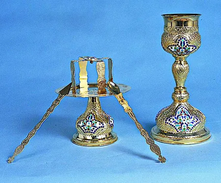Chalice Set Byzantine Design 2 with Heart