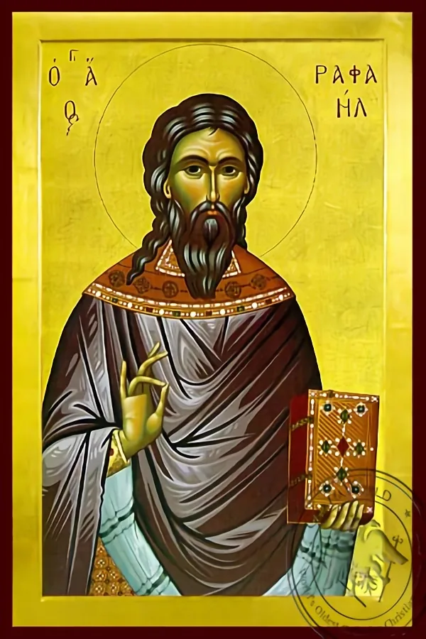 Saint Raphael, the New Martyr of Mitylene, Greece - Byzantine Icon