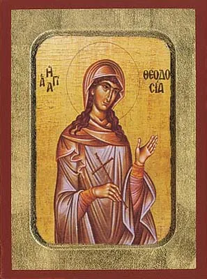 Saint Theodosia - Hand-Painted Icon