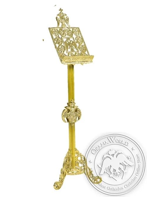 Icon Stand For Holy Icons Aluminium Gold Plated