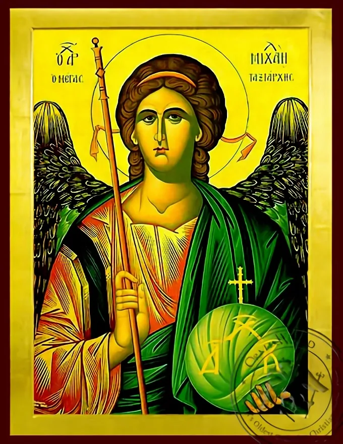 Архангел Михаил, византийская икона