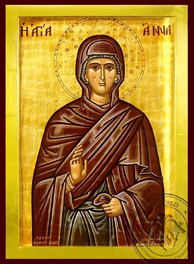 წმინდა ანა, ბიზანტიური ხატი