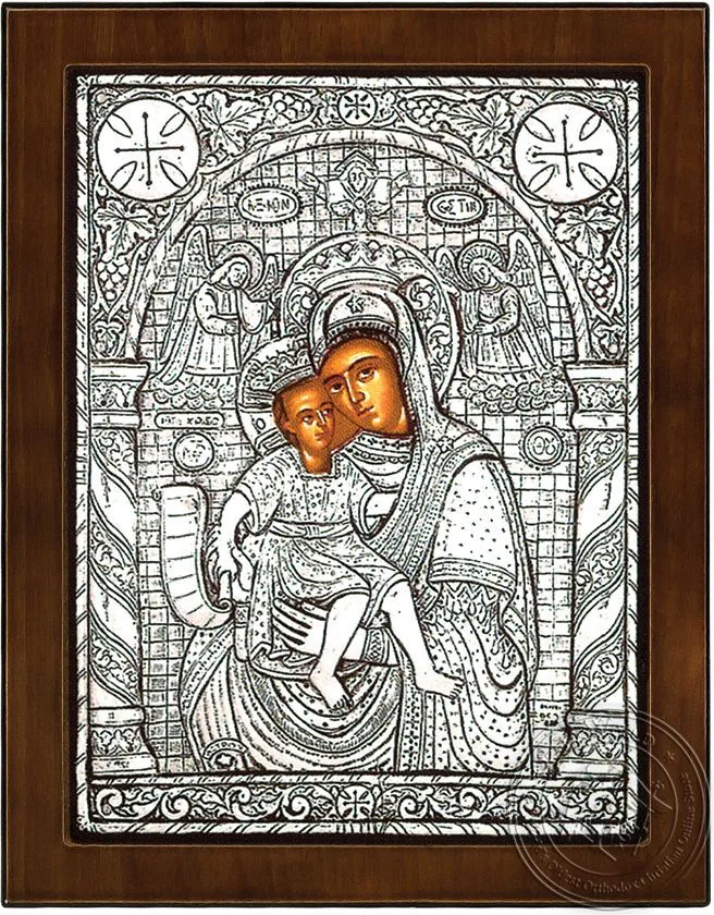 ღვთისმშობელი ღირს არს, ვერცხლის ხატი