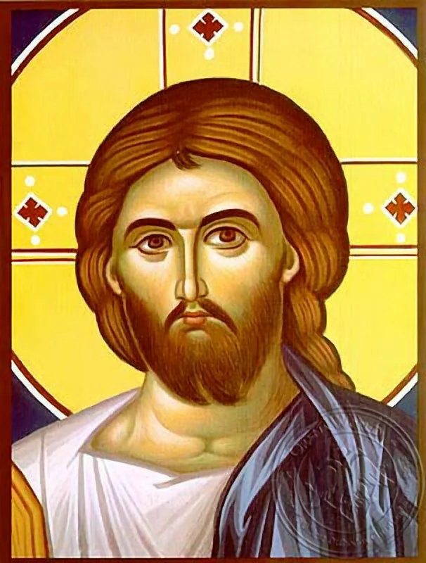 ქრისტე, ფრაგმენტი (ასლი ნაშრომი მანუელი პანსელინოსი), ხელნაწერი ხატი